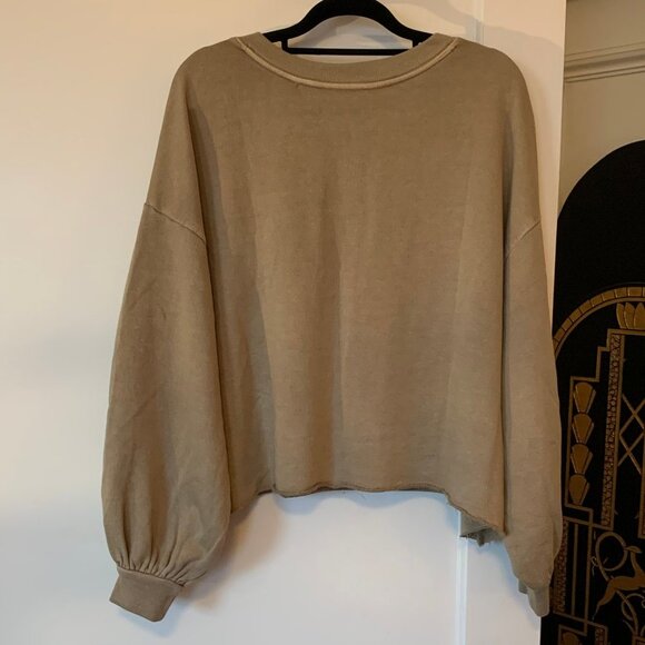 Out From Under Pullover Notch Neck Sweatshirt sz Small - Picture 2 of 10